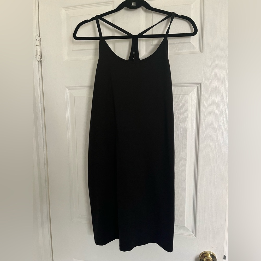 Athletic dress with shorts under